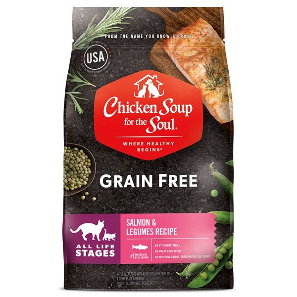 Chicken Soup for the Soul Grain Free Salmon &amp; Legumes Dry Cat Food