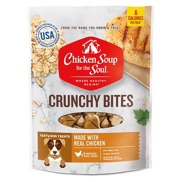 Chicken Soup for the Soul Classic Chicken Crunchy Bites Dog Treats, Size: 12oz