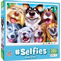 Masterpieces Selfies Goofy Grins 200 Piece Jigsaw Puzzle