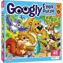 Masterpieces Googly Eyes Woodland Animals 48 Piece Jigsaw Puzzle