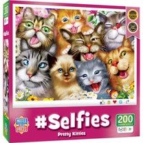 Masterpieces Selfies Pretty Kitties 200 Piece Jigsaw Puzzle