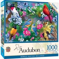 Masterpieces Audubon Songbird Collage 1000pc Puzzle