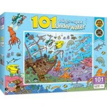 Masterpieces 101 Things to Spot Underwater 100 Piece Jigsaw Puzzle