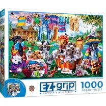 Masterpieces EZ-Grip Laundry Day Rascals 1000 Piece Jigsaw Puzzle