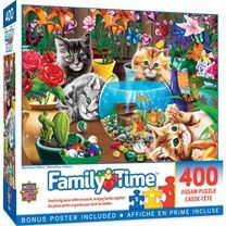 Masterpieces Family Time Marvelous Kittens 400 Piece Jigsaw Puzzle