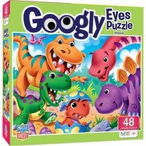 Masterpieces Googly Eyes Dinosaurs 48 Piece Jigsaw Puzzle