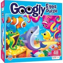 Masterpieces Googly Eyes Lil Shark 48 Piece Jigsaw Puzzle