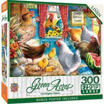 Masterpieces Green Acres Cluckington Place 300 Piece Jigsaw Puzzle