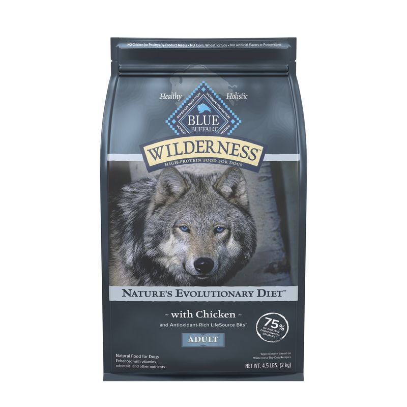 Blue Buffalo Wilderness Chicken &amp; Wholesome Grains Dry Dog Food