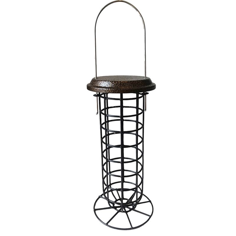 Wildlife Sciences Mesh Suet Ball Feeder W/Roof