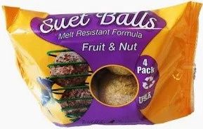 Wildlife Sciences Suet Balls Fruit &amp; Nut 4 pack
