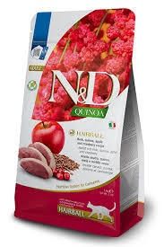Farmina N&amp;D Quinoa Hairball Control Duck, Apple and Cranberry Dry Cat Food