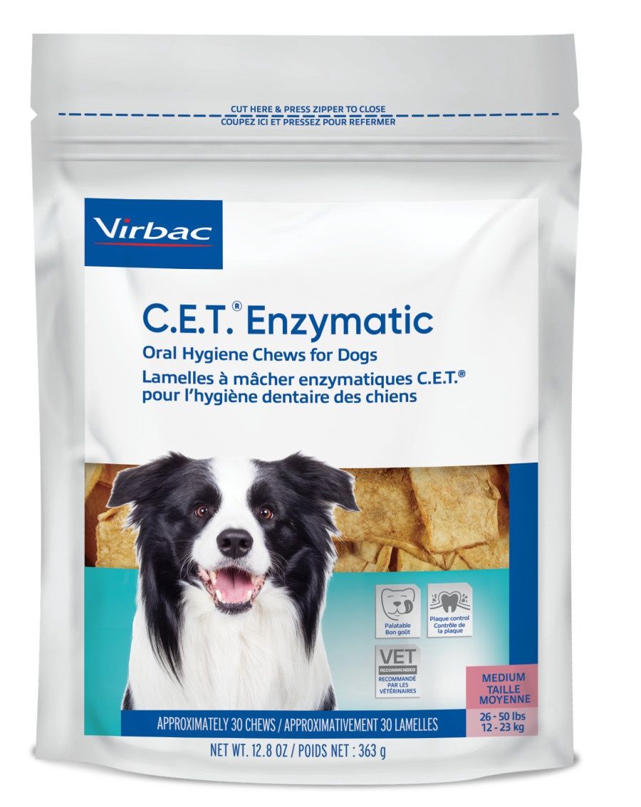 C.E.T. Enzymatic Chews for Dogs Medium 12.8oz.