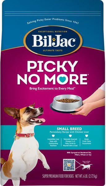 Bil Jac Picky No More Small Breed Dry Dog Food 6lb.