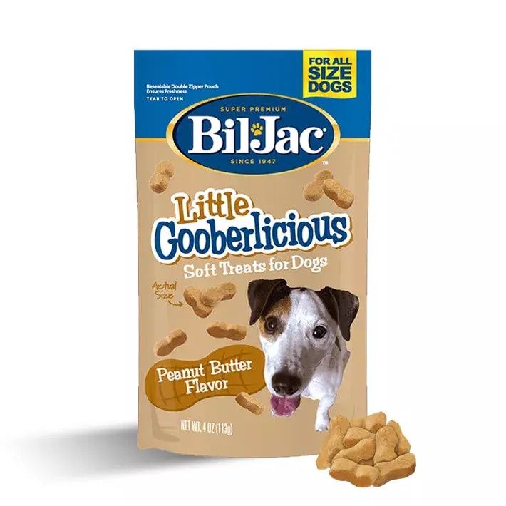 Bil Jac Little Gooberlicious Peanut Butter Flavored Soft Dog Treats 4oz.