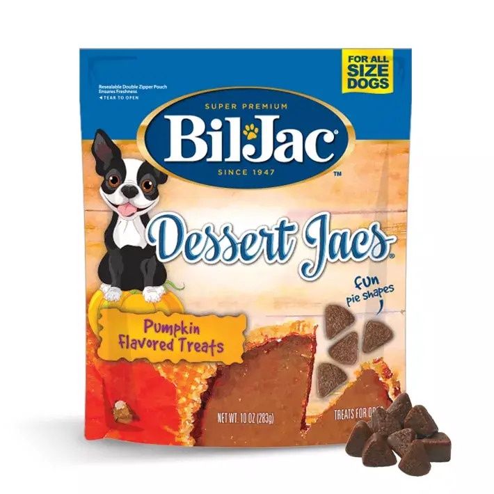 Bil Jac Dessert Jacs Pumpkin Flavored Soft Dog Treats 10oz.
