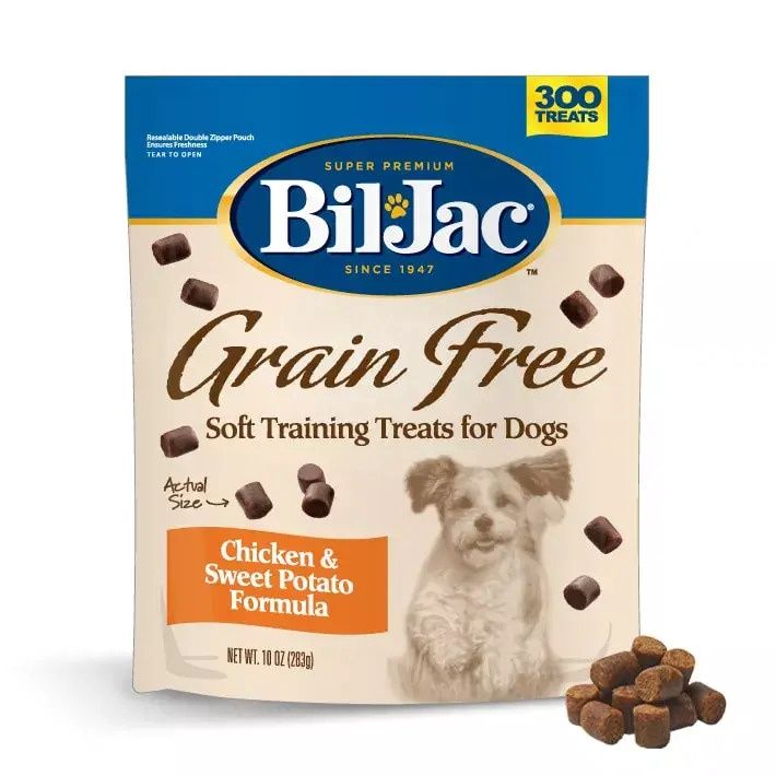 Bil Jac Grain Free Chicken &amp; Sweet Potato Soft Dog Treats 10oz.