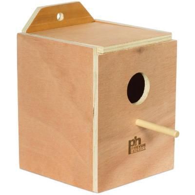 Prevue Pet Products Lovebird Nest Box Wood (Inside Mount)
