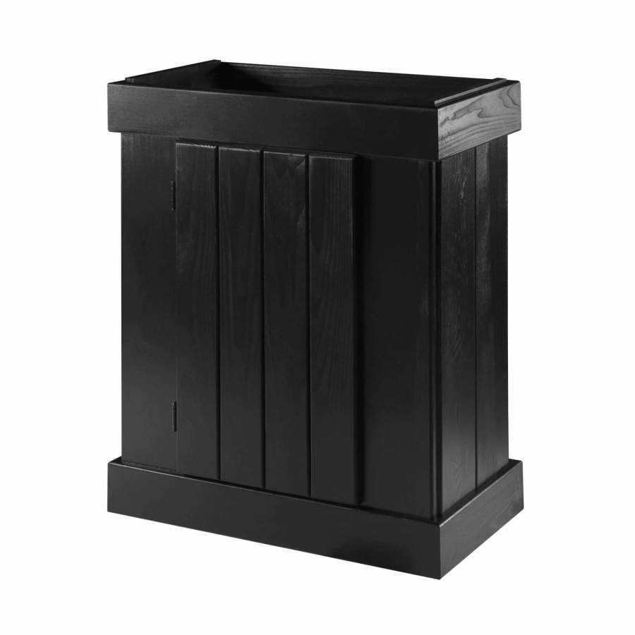 Aqueon Pine Aquarium Stand Black, Size: 24&quot;L x 12&quot;W