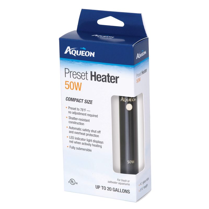 Aqueon Preset Aquarium Heater Compact Size