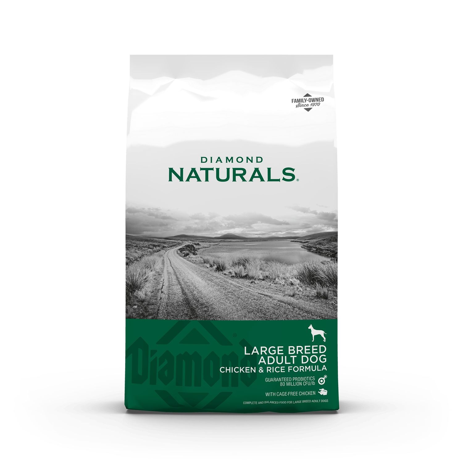 Diamond Naturals Large Breed Chicken &amp; Rice Dry Dog Food, Size: 40lb