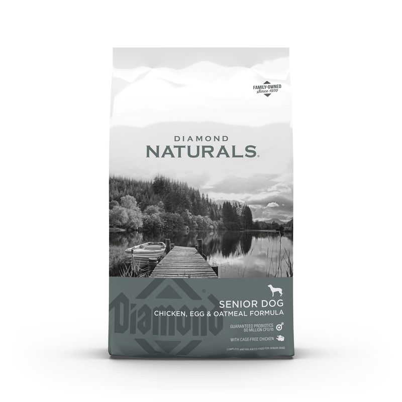 Diamond Naturals Senior Chicken, Egg &amp; Oatmeal Dry Dog Food