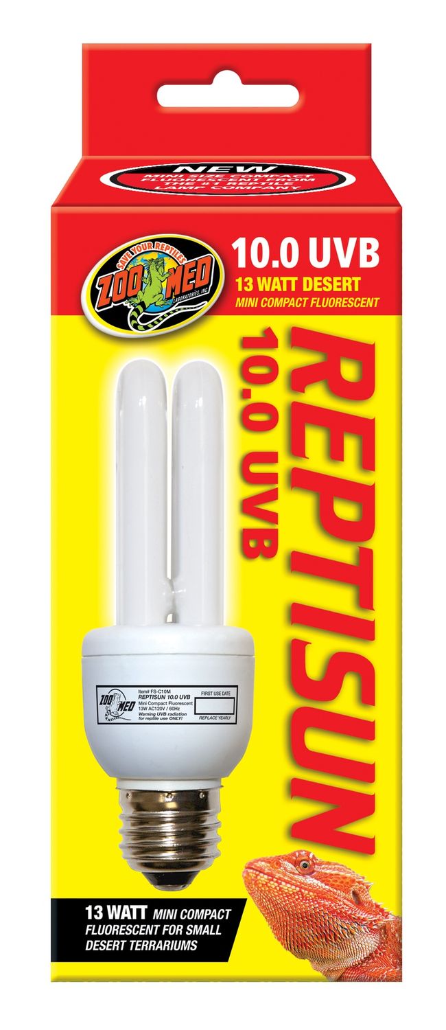 Zoo Med ReptiSun 10.0 Mini Compact Fluorescent Bulb