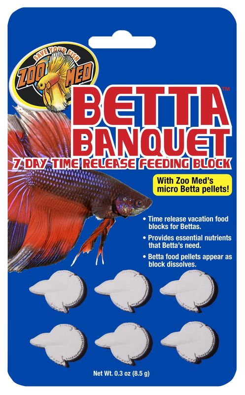 Zoo Med Betta Banquet 7-Day Release Feeding Blocks