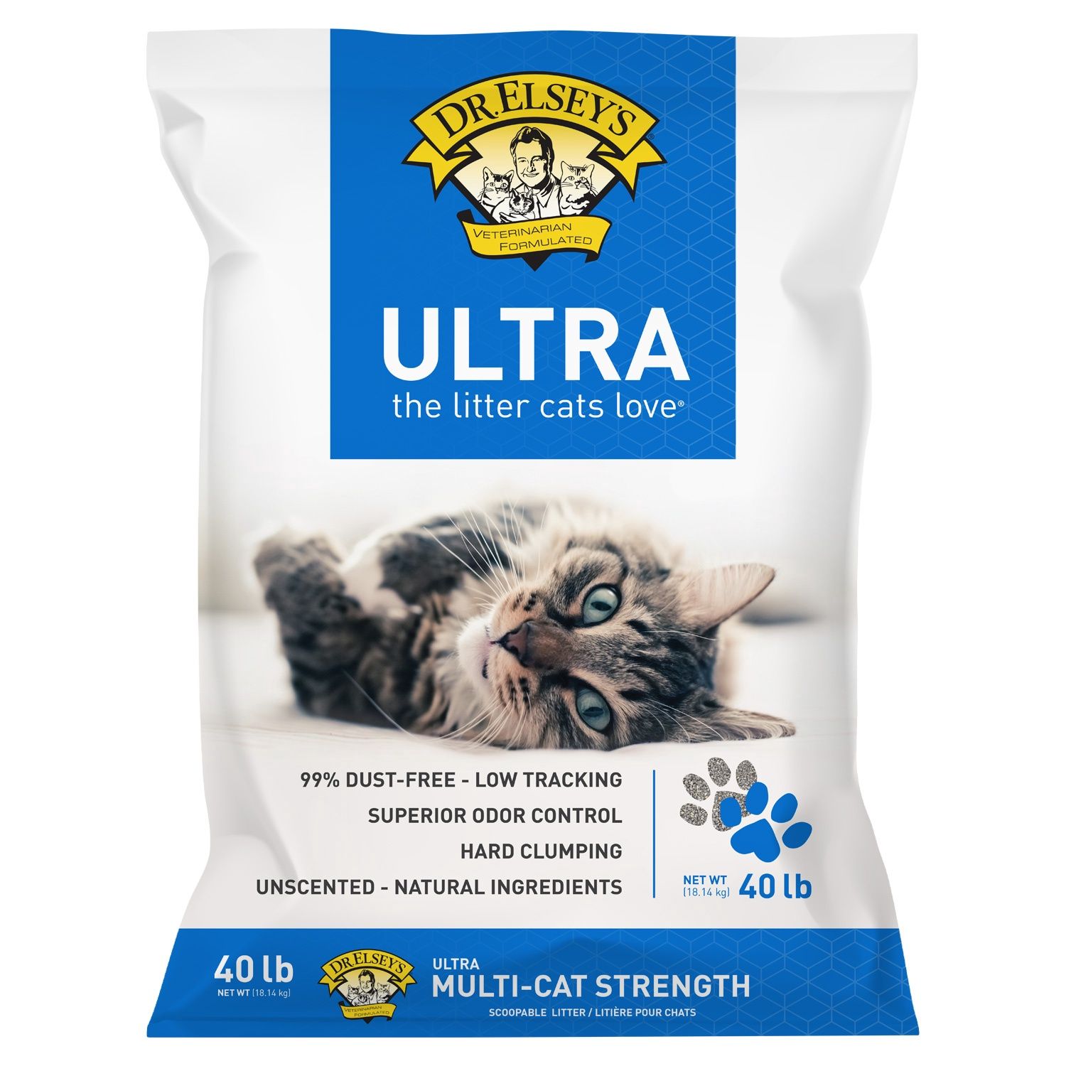 Dr. Elsey&#39;s Ultra Cat Litter, Size: 40lb