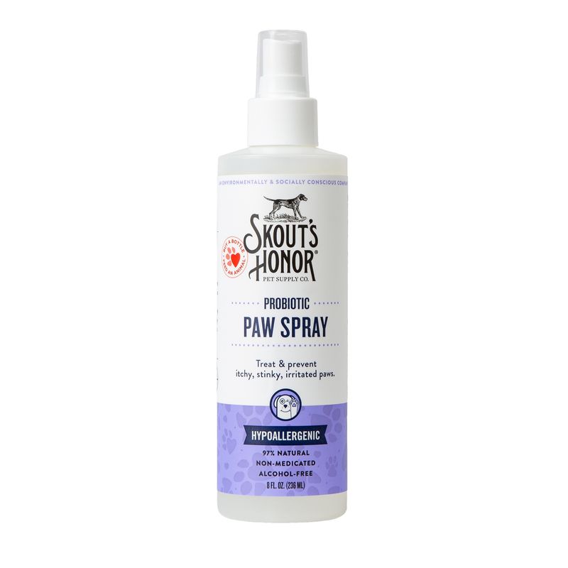 Skout&#39;s Honor Dog Probiotic Paw Spray