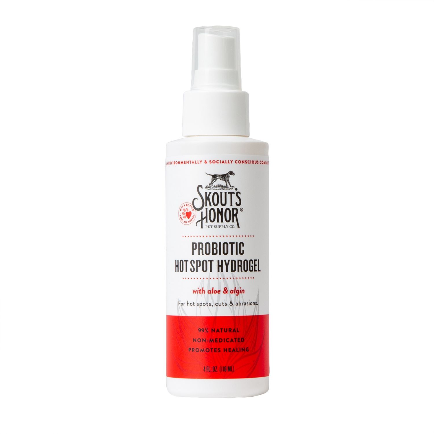 Skout&#39;s Honor Probiotic Hot Spot Hydrogel, Size: 4oz