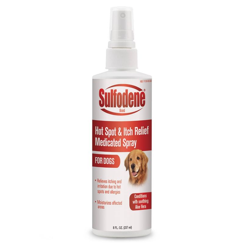 Farnam Sulfodene Hot Spot &amp; Itch Releif Medicated Spray for Dogs 8oz.