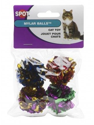 Spot Mylar Ball Cat Toys