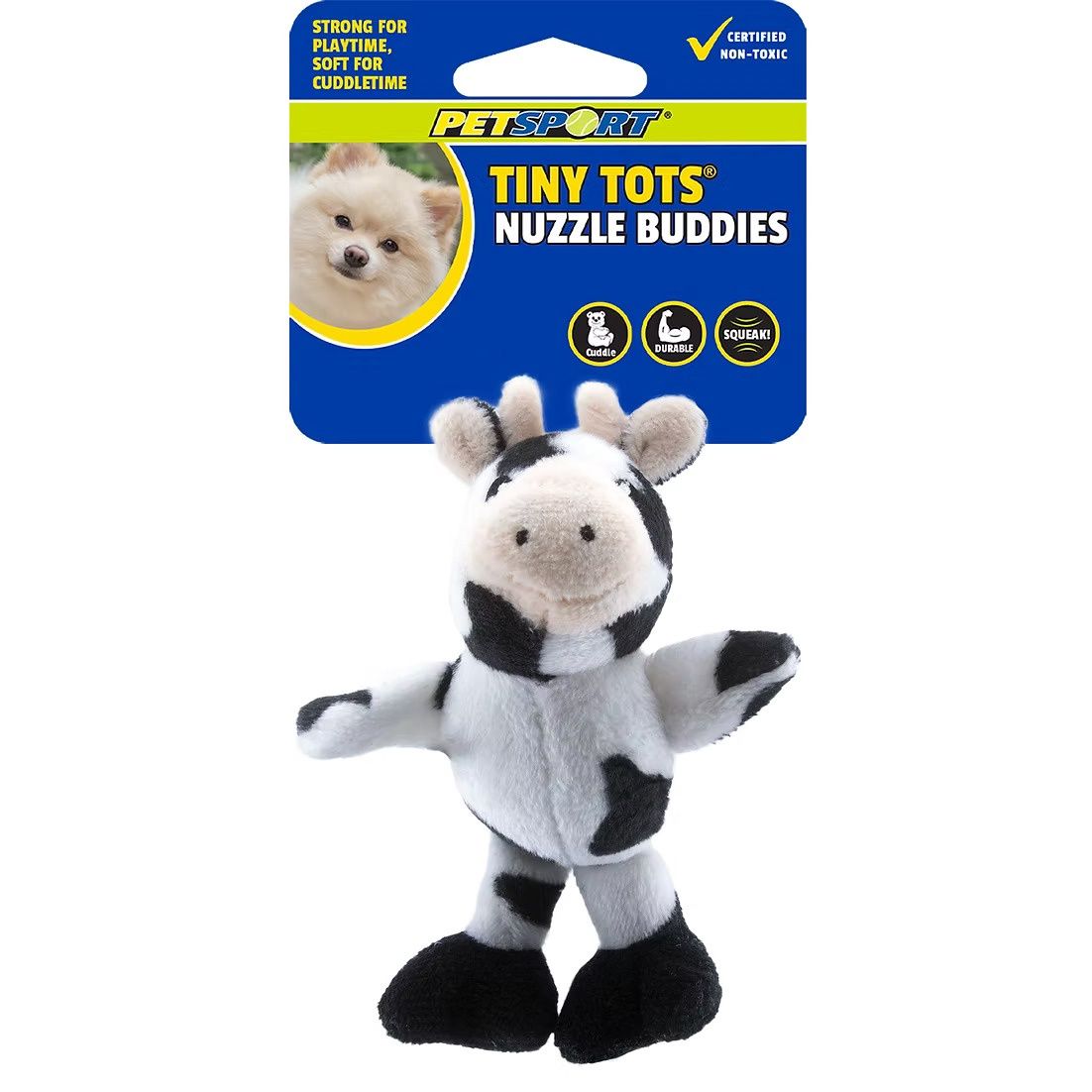 Petsport Tiny Tots Nuzzle Buddies Assorted Plush Dog Toy
