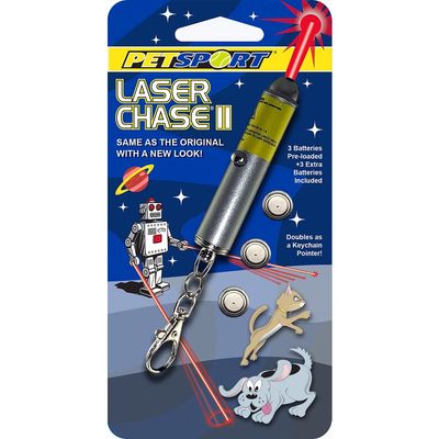 Petsport Laser Chase II Laser Toy for Dogs, Cat, Birds Lizards and Fish