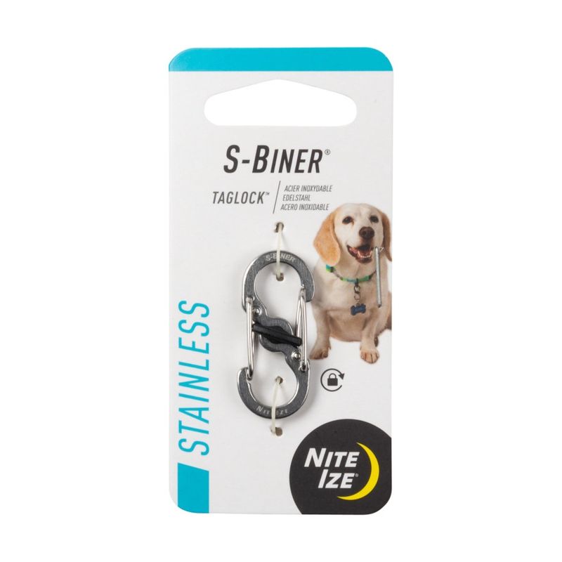 Nite Ize S-Biner Dog TagLock Stainless Steel
