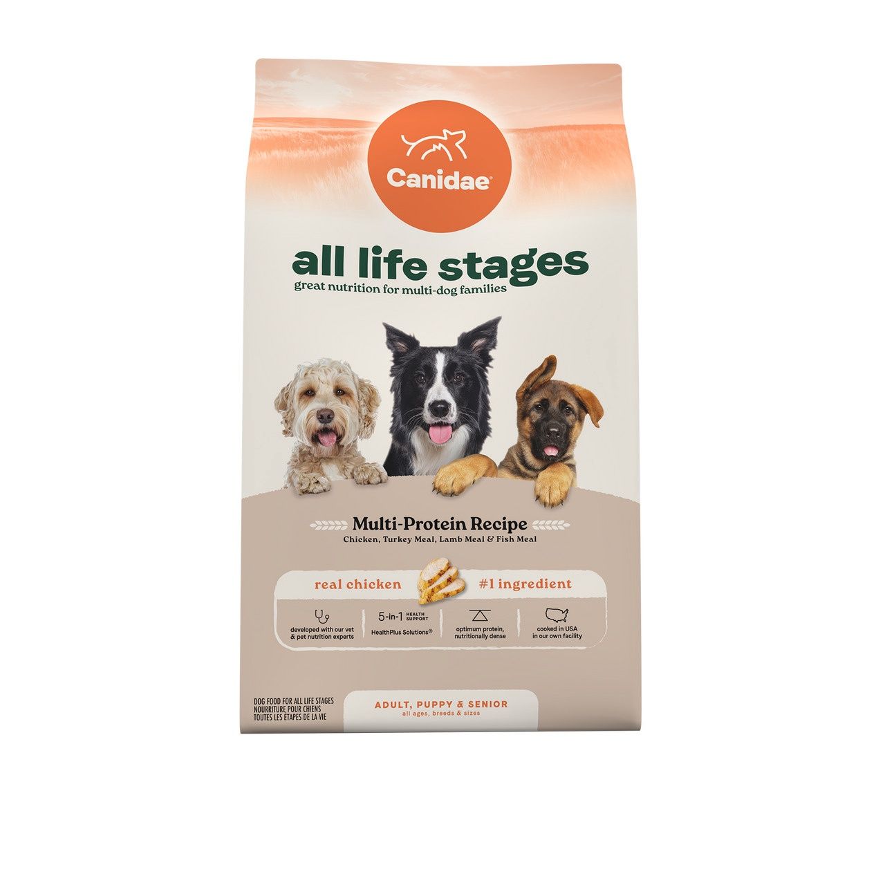 Canidae All Life Stages Multi-Protein Recipe Dry Dog Food, Size: 40lb