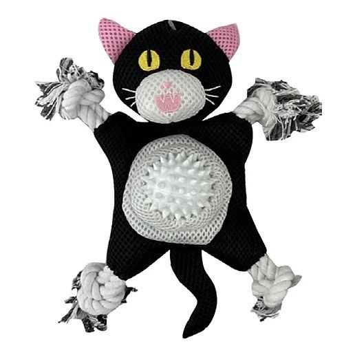 Territory 2-in-1 Black Cat Halloween Dog Toy