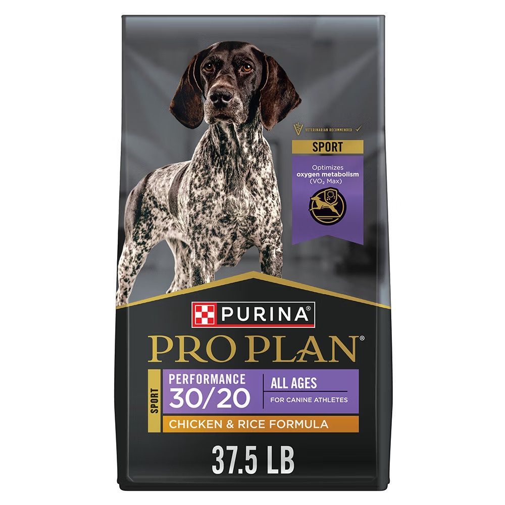 Pro Plan Sport Performance 30/20 Chicken &amp; Rice Dry Dog Food, Size: 37.5lb