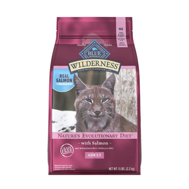 Blue Buffalo Wilderness Salmon Recipe Dry Cat Food
