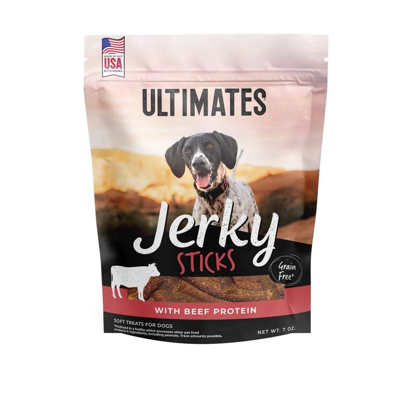 Ultimates Beef Jerky Sticks Dog Treats