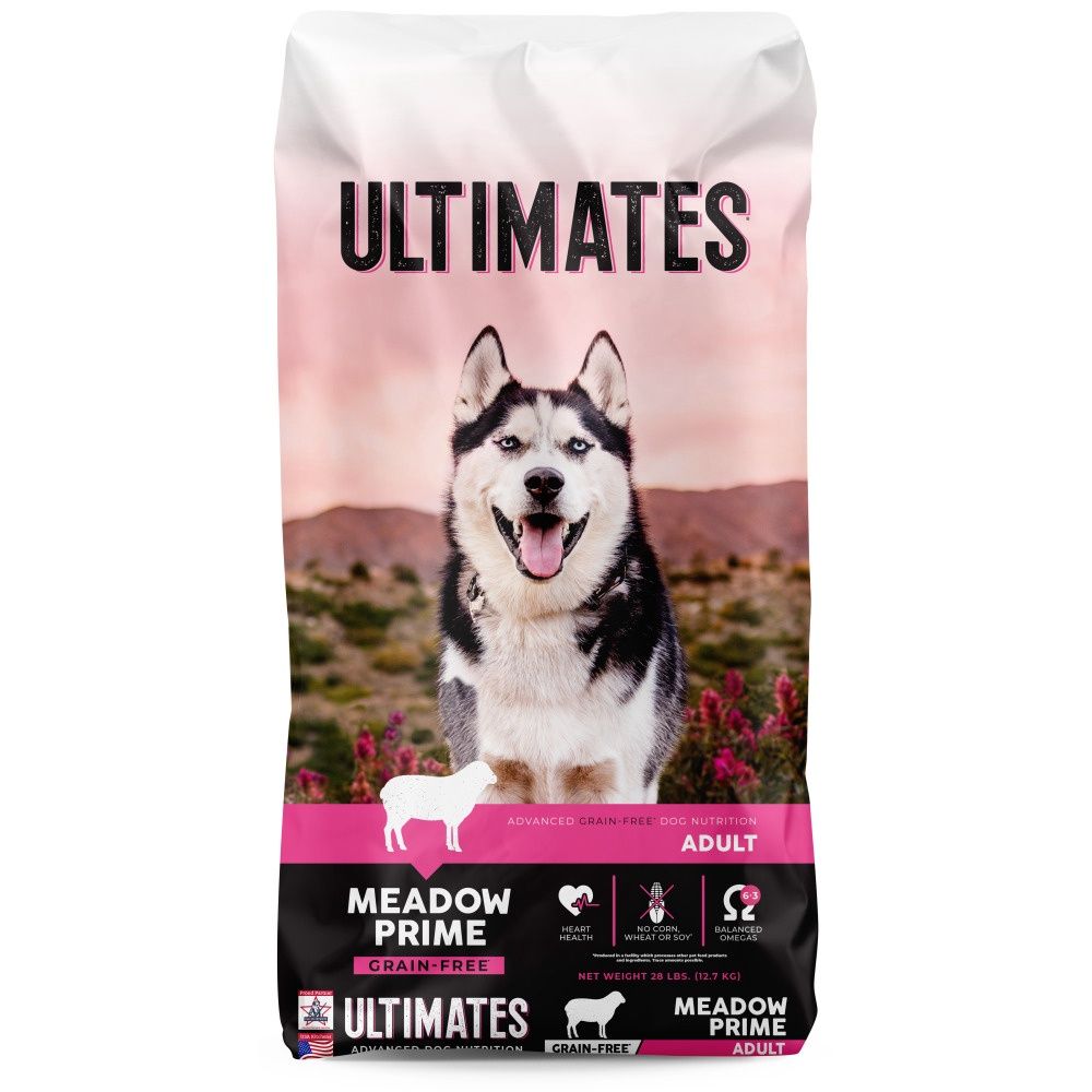 Ultimates Meadow Prime Grain Free Dry Dog Food, Size: 28lb