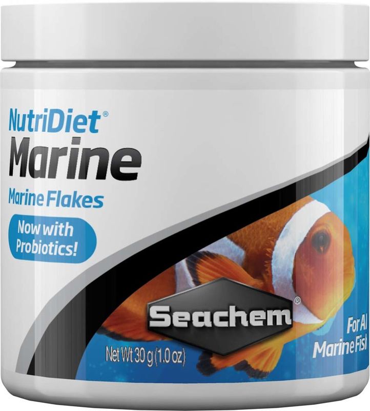 Seachem NutriDiet Marine Flake Fish Food 1oz.
