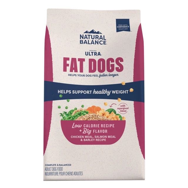 Natural Balance Fat Dogs Dry Dog Food, Size: 4lb
