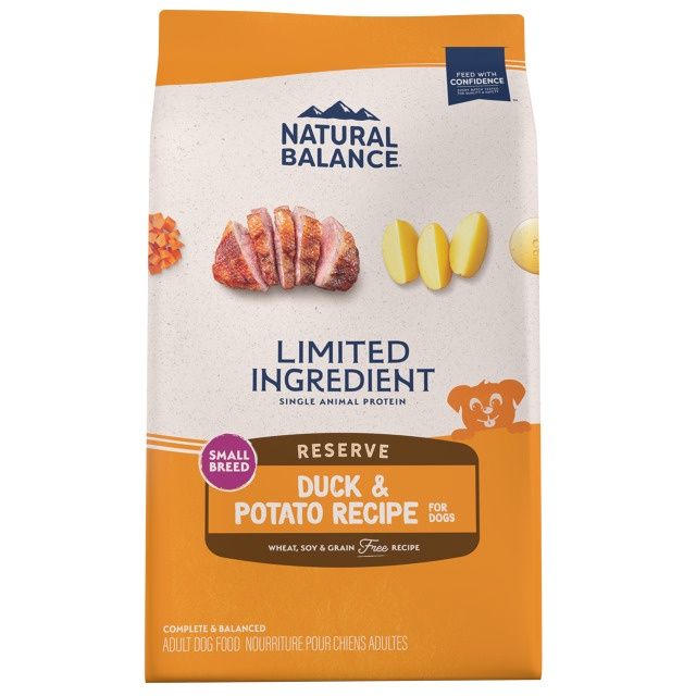 Natural Balance Limited Ingredient Reserve Small Breed Duck &amp; Potato Dry Dog Food, Size: 4lb