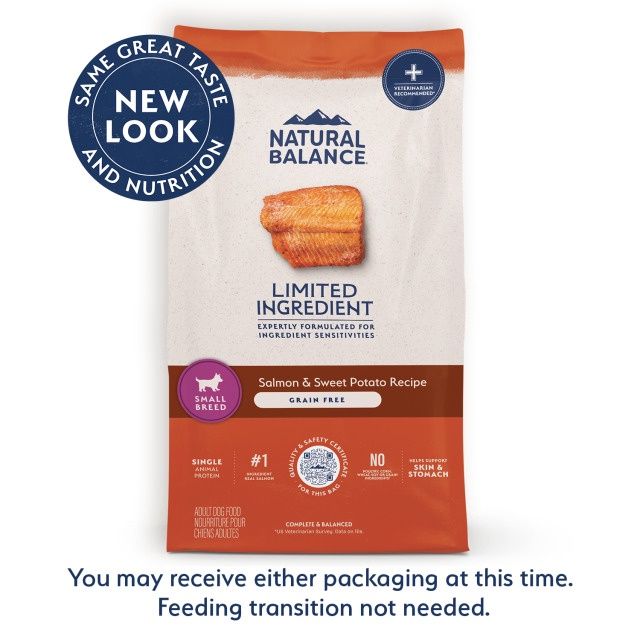 Natural Balance Limited Ingredient Small Breed Salmon &amp; Sweet Potato Dry Dog Food, Size: 4lb