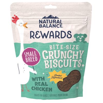 Natural Balance Rewards Small Breed Chicken Crunchy Dog Biscuits