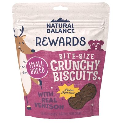 Natural Balance Rewards Small Breed Venison Crunchy Dog Biscuits