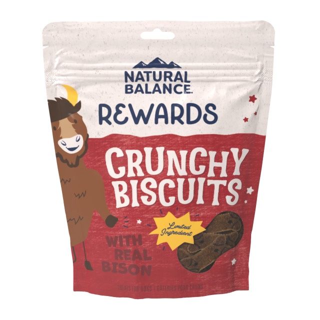 Natural Balance Rewards Bison Crunchy Dog Biscuits