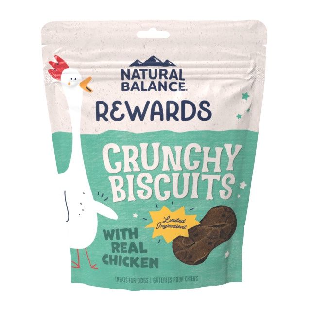 Natural Balance Rewards Chicken Crunchy Dog Biscuits, Size: 14oz
